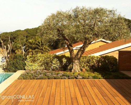 Tarima de Bambú para exterior